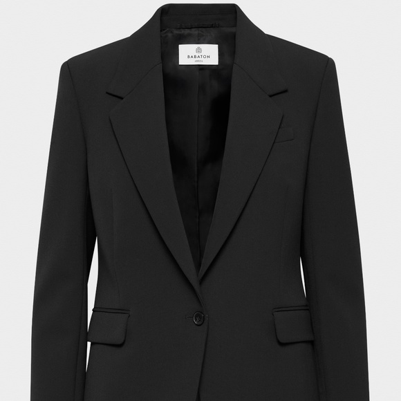 Aritzia Babaton Producer Blazer in Rich Mocha Brown NWT Size 12 - Picture 3 of 9